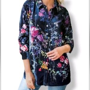 Soft Surrounding Jardim Black Velvet Shirt M
Boho Colorful